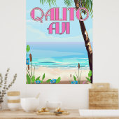 Reisposter Qalito Fiji Poster (Keuken)