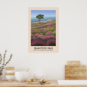 Reisposter Quantock Hills AONB Poster (Keuken)