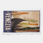 Reisposter Retro Venice Italië Venezia Itallia Theedoek (Horizontaal)
