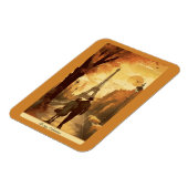 Reisposter, Romance in Parijs aanpasbaar Magneet (Linkerzijde)