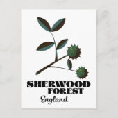 Reisposter Sherwood Forest England Briefkaart (Voorkant)