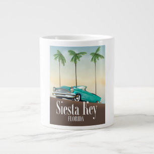 Reisposter Siesta Key Florida Extra Grote Beker
