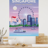 reisposter singapore poster (Keuken)