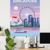 reisposter singapore poster (Thuiskantoor)