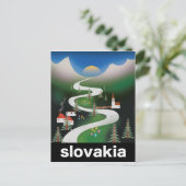 Reisposter Slowakije Briefkaart (Staand voorkant)