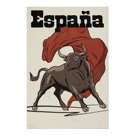 Reisposter Spanje Perfect Poster (Voorkant)