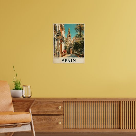 Reisposter Spanje Poster (Woonkamer 2)