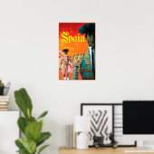 Reisposter Spanje Poster (Thuiskantoor)