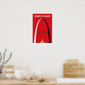 Reisposter St. Louis, Missouri Poster (Keuken)