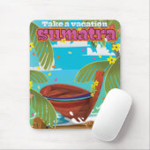 Reisposter Sumatra Indonesië Muismat (Met muis)