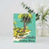 Reisposter Tamarindo Costa Rica Briefkaart (Staand voorkant)