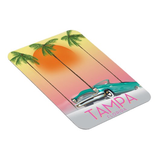  reisposter Tampa Florida Magneet (Rechterzijde)