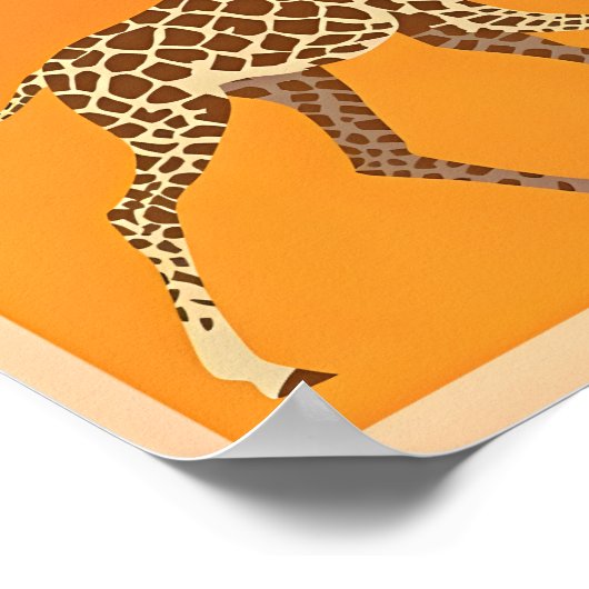 Reisposter Tanzania-Afrika Poster (Hoek)