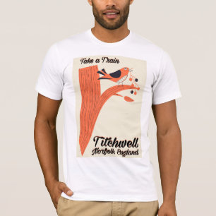 Reisposter Titchwell Norfolk Beach T-shirt