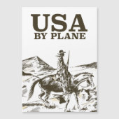 Reisposter van Amerikaanse Cowboy (Voorkant)