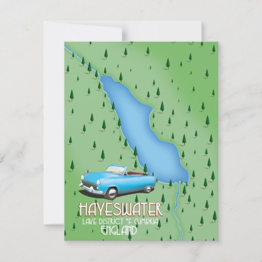 Reisposter van de Hayeswater Lake District (Voorkant)