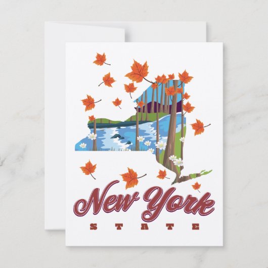 Reisposter van de staat New York (Voorkant)