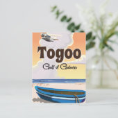 Reisposter van de Togo Golf van Guinee Briefkaart (Staand voorkant)
