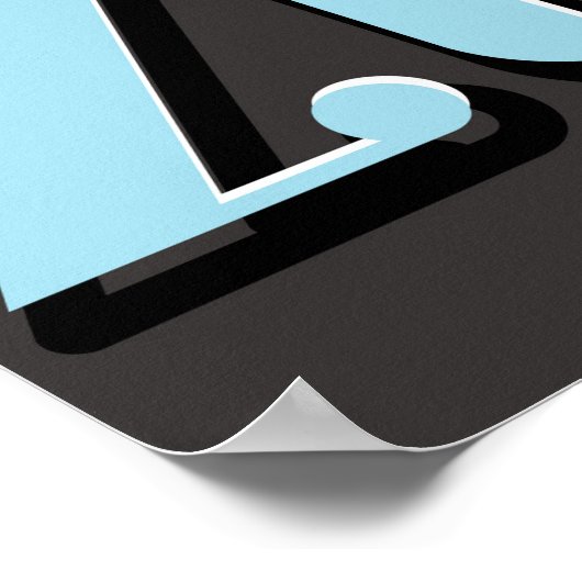 Reisposter van de vakantie in Zimbabwe Poster (Hoek)