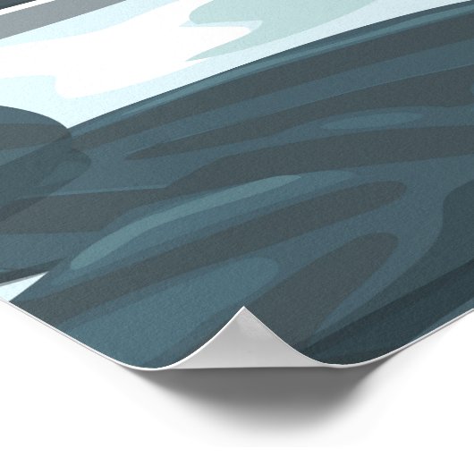 Reisposter van het nationaal park Lassen Volcanic Poster (Hoek)