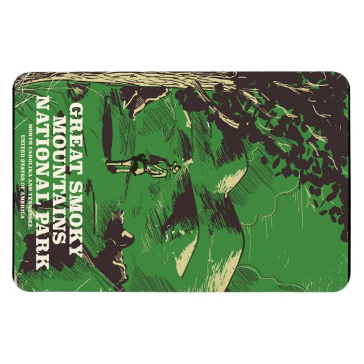 Reisposter van het Nationaal Park van de Grote Smo Magneet (Horizontaal)