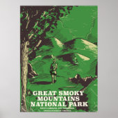 Reisposter van het Nationaal Park van de Grote Smo Poster (Voorkant)
