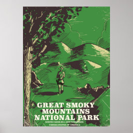Reisposter van het Nationaal Park van de Grote Smo Poster