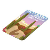 Reisposter van het natuurpark Anza-Borrego Magneet (Linkerzijde)