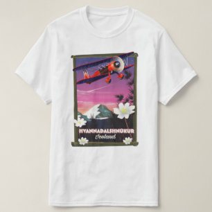 Reisposter van Hvannadalshnkur IJsland. T-shirt