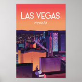 Reisposter van Las vegas nevada Poster (Voorkant)