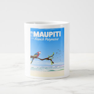 Reisposter van Maupiti French polynesia Jumbo Beker