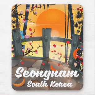 Reisposter van Seongnam Zuid-Korea Muismat