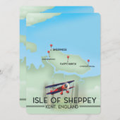 Reisposter van Sheppey Kent England (Voorkant / Achterkant)