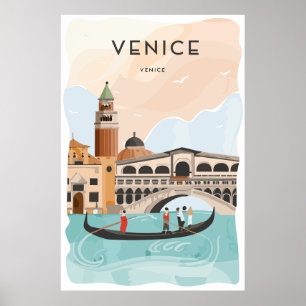 Reisposter van Venetië Poster