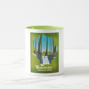Reisposter van Yosemite National Park. Mok