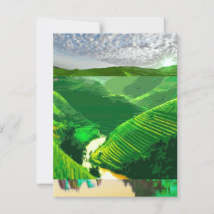 Reisposter - Vietnam Muurkunstprint, Illustratie Briefkaart