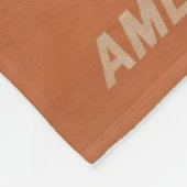 Reisposter voor American Airlines naar Texas Fleece Deken (Hoek)