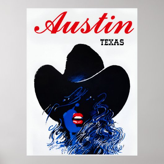 Reisposter voor Austin, Texas Poster (Voorkant)
