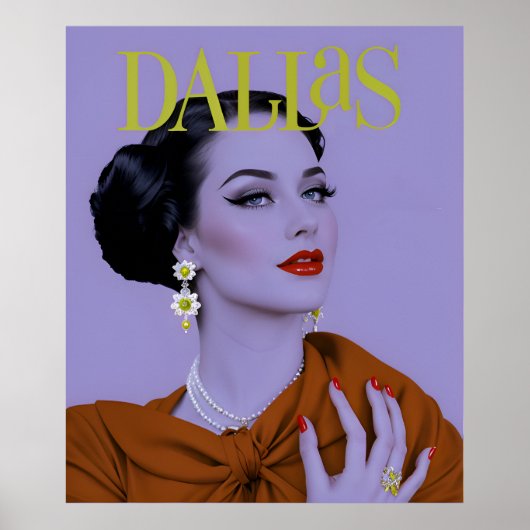 Reisposter voor Dallas Poster (Voorkant)