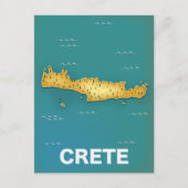 Reisposter voor de kaart van Kreta (Voorkant)