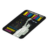 Reisposter voor Flying Northwest Airlines Magneet (Linkerzijde)