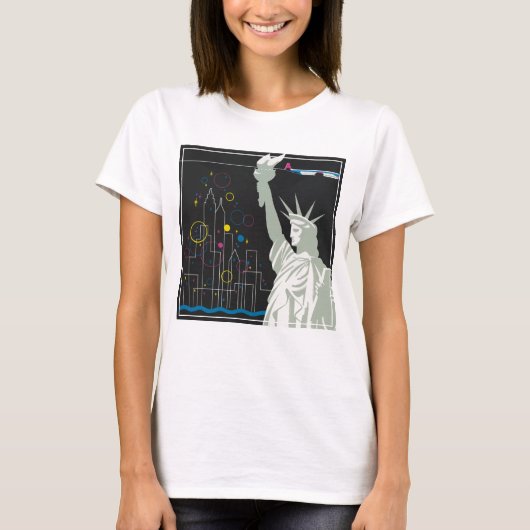 Reisposter voor Flying Northwest Airlines T-shirt (Voorkant)