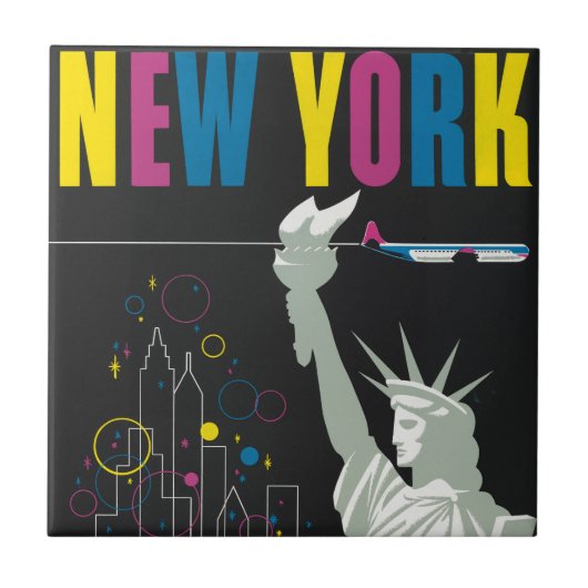 Reisposter voor Flying Northwest Airlines Tegeltje (Voorkant)