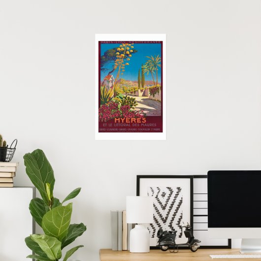 Reisposter voor Hyères France Poster (Thuiskantoor)