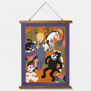 Reisposter voor metro van Londen Hangend Wandkleed