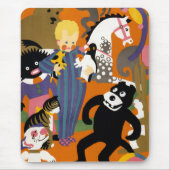 Reisposter voor metro van Londen Muismat (Voorkant)