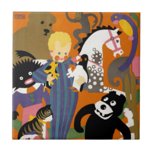 Reisposter voor metro van Londen Tegeltje