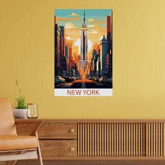 Reisposter voor muur New York City Poster