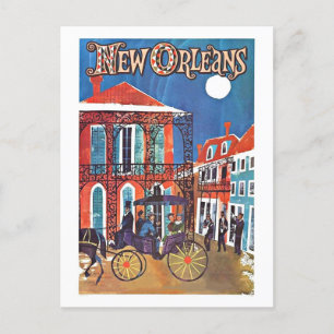 reisposter voor New Orleans Briefkaart