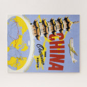 Reisposter voor Northwest Orient Airlines Legpuzzel (Horizontaal)